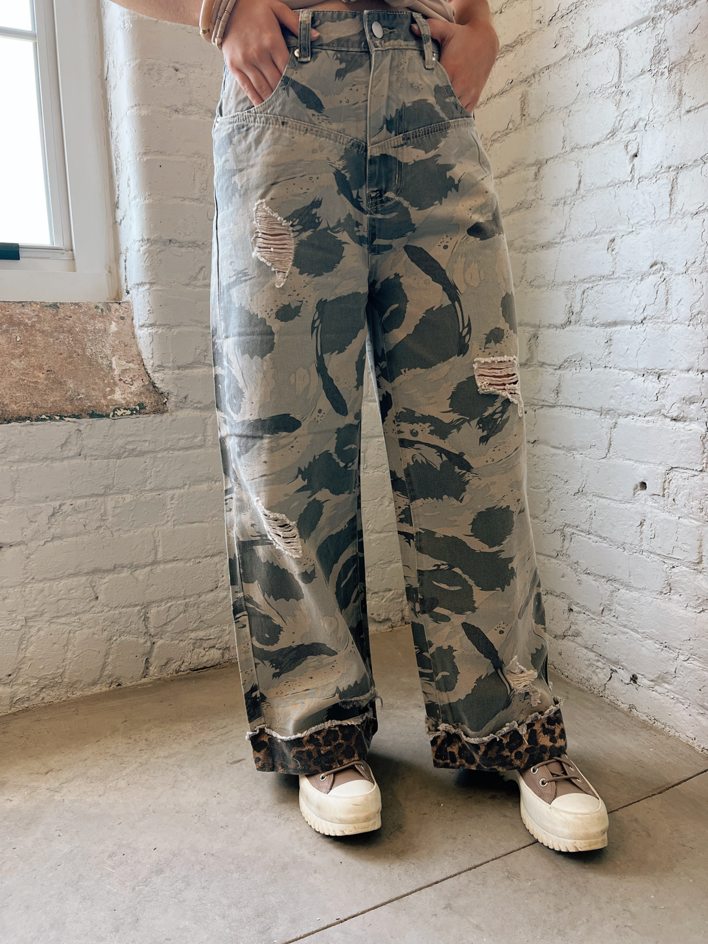 Grey Camo Pants