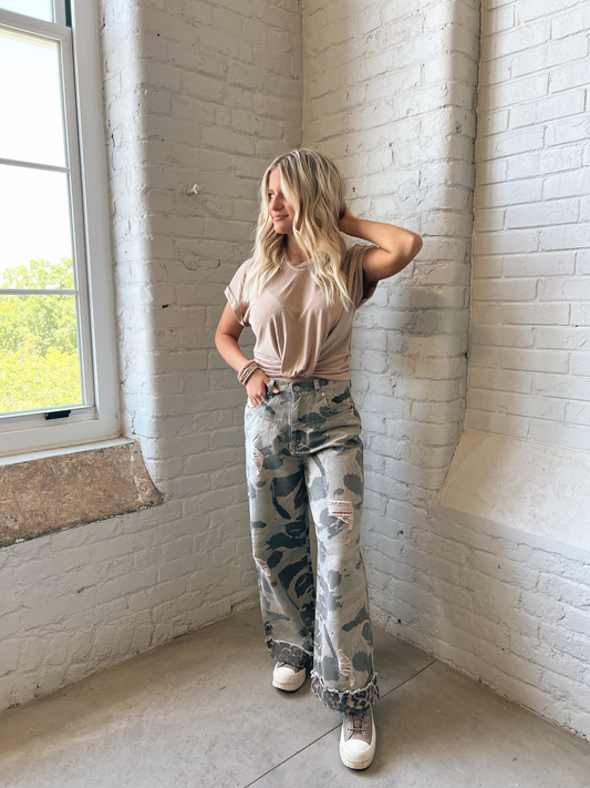 Grey Camo Pants