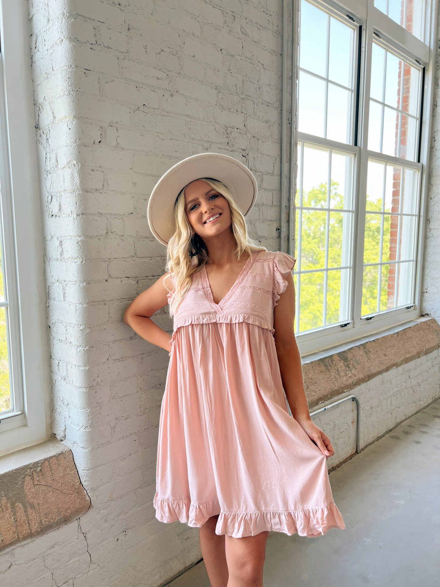 Blush Mini Dress