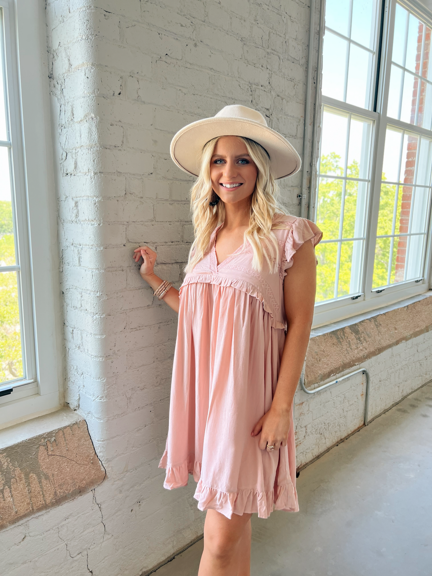 Blush Mini Dress